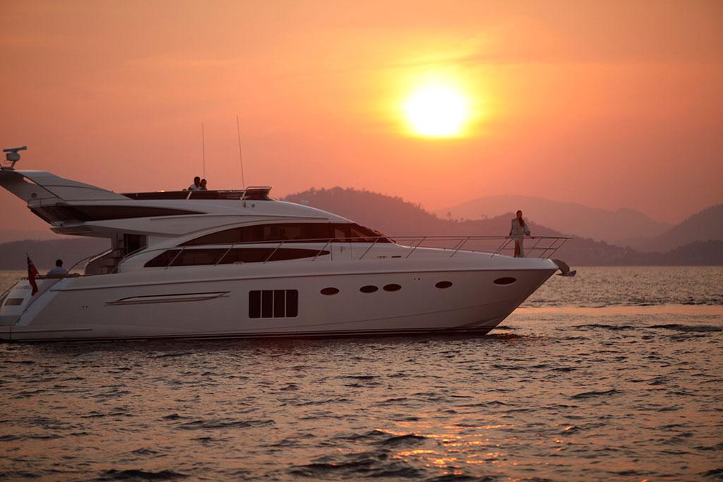 Sunset Luxury Boat Charter for up to 8 persons