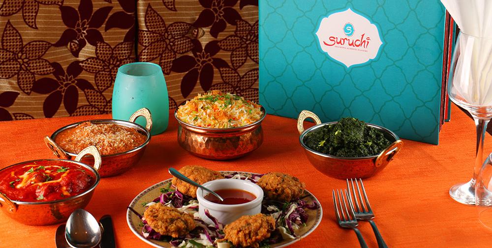 Dips, Starter and Main Course at Suruchi Indian Restaurant